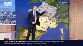 Une France coupée en deux ce lundi avec de la pluie sur la moitié nord de l'Hexagone et un redoux dans le sud du pays