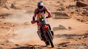 Sam Sunderland lors du Dakar 2022