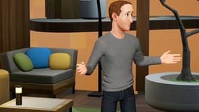 L'avatar de Mark Zuckerberg dans Horizon Worlds, dévoilé par Facebook le 11 octobre 2022