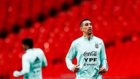 Angel Di Maria avec la sélection argentine avant la Coupe intercontinentale des nations