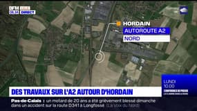 Nord: des travaux sur l'A2 autour d'Hordain