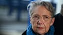 Elisabeth Borne, la Première ministre, le 12 janvier 2022 à Marne-la-Vallée