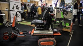 Ce scooter tout terrain pour personnes à mobilité réduite fait partie des inventions présentée au 118è concours Lépine 
