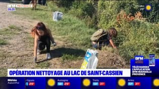 Var: une opération de nettoyage organisée au lac de Saint-Cassien