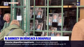 Deauville: Nicolas Sarkozy était en dédicace pour son livre vendredi