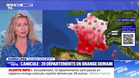 Canicule: 39 départements seront placés en vigilance orange demain