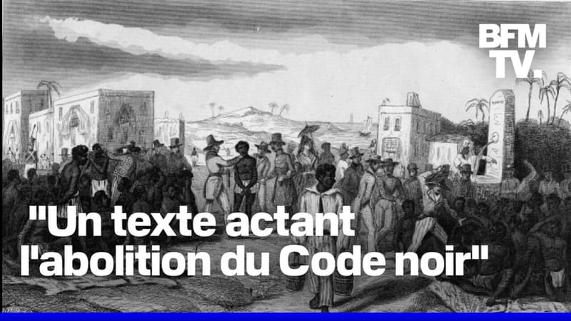 François Bayrou promet un texte pour abolir le Code noir qui régissait l'esclavage