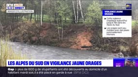 Les Alpes du Sud en vigilance jaune orages