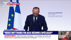 Retraites : "Nous pourrons abaisser la borne des 67 ans" estime Édouard Philippe 