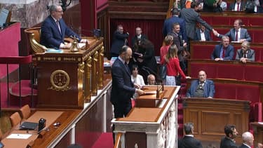Le Premier ministre Édouard Philippe pour sa déclaration de politique générale à l'Assemblée Nationale le 12 juin 2019