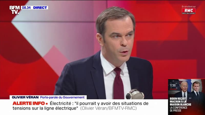 Météo de l'énergie: Olivier Véran explique que les Français seront informés la veille à 15h 
