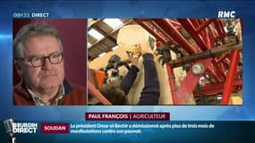 "Jamais on a eu un gouvernement qui a défendu autant les industriels de la chimie" assure l'agriculteur Paul François