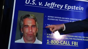 Lors de l'annonce des charges retenues contre Jeffrey Epstein, en juillet 2019.