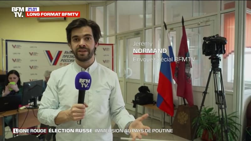 LIGNE ROUGE - Une équipe de BFMTV a pu se rendre dans un bureau de vote en Russie