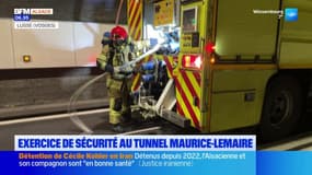 Un exercice de sécurité dans le tunnel Maurice-Lemaire qui relie l'Alsace aux Vosges