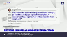 Départementales: une élue de Gap lance un appel à candidature sur Facebook