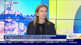 Sophie Lacoste, à la tête de Fusalp, sacrée entrepreuneuse de l'année au Bold Woman Award de Veuve Clicquot