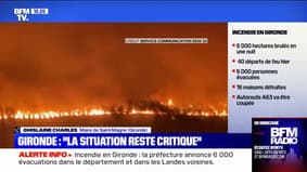 "C'est usant": la maire de Saint-Magne évoque les nouveaux départs de feu en Gironde