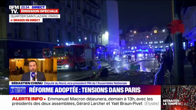 Sébastien Chenu (RN): Ce qui se passe dans notre pays est le résultat de la brutalité d'Emmanuel Macron