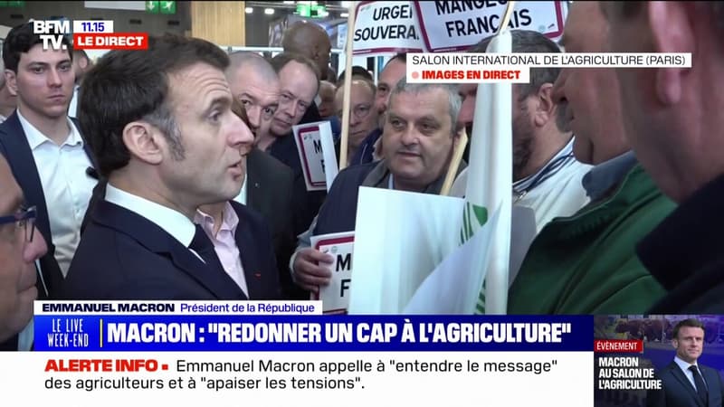 Salon de l'agriculture: Emmanuel Macron veut 