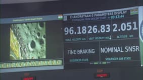 Pour la première fois de son histoire, l'Inde réussit à poser son vaisseau lunaire Chandrayaan-3 sur la Lune