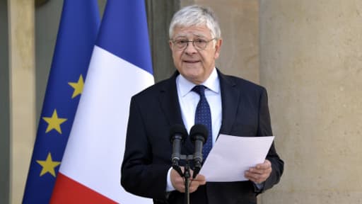 Pierre-Renée Lemas le 2 avril dernier lors de l'annonce du gouvernement Valls