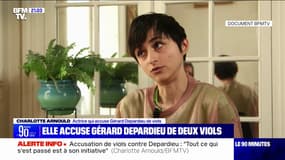 Accusation de viols contre Gérard Depardieu: "C'était un petit père (...) c'était [quelqu'un] que j'estimais" explique Charlotte Arnould, qui accuse l'acteur de deux viols