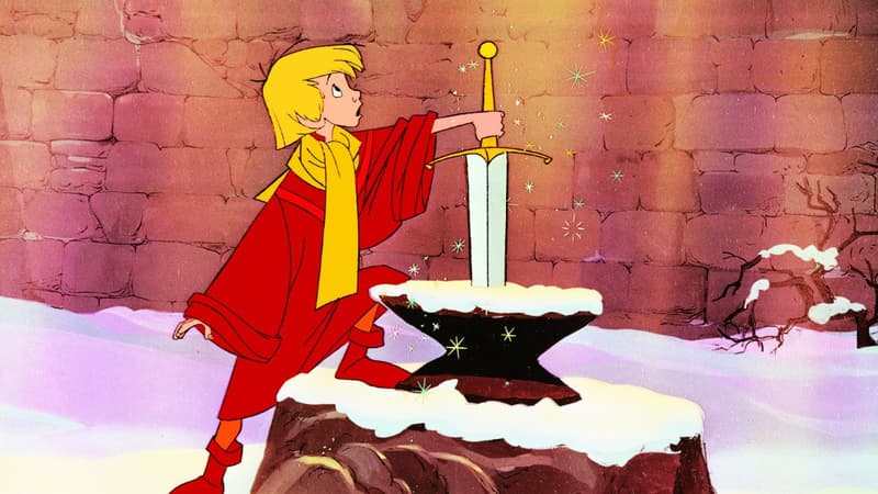 Le dessin animé "Merlin l'enchanteur" ("A sword in the stone", en anglais), date de 1963.
