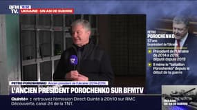 Petro Porochenko, ex-président ukrainien: "Des gens se sont battus pour leur pays, c’est la démonstration que la démocratie gagne sur l’autocratie"