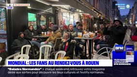 Mondial au Qatar: les fans au rendez-vous à Rouen