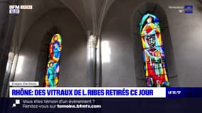 Rhône: des vitraux du prêtre Louis Ribes retirés
