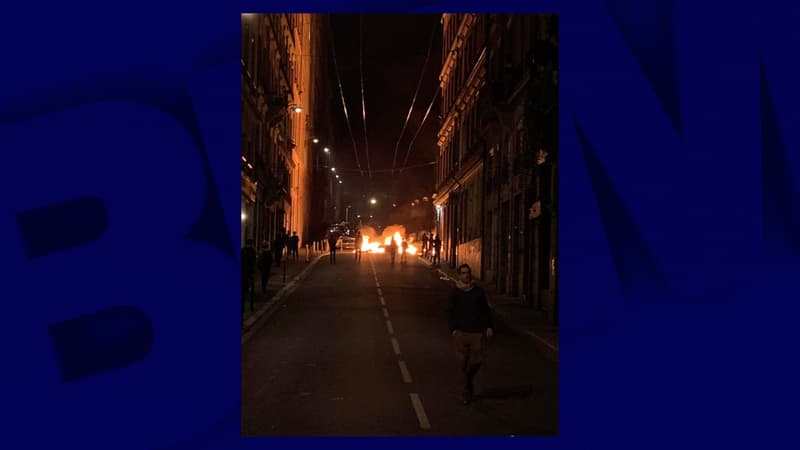 Une poubelle a été incendiée dans le quartier du bas des pentes, dans le 1er arrondissement de Lyon jeudi soir.