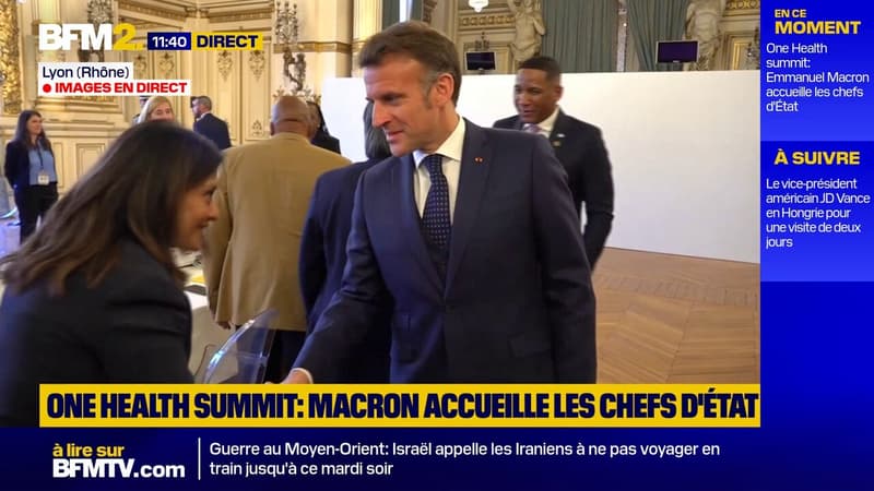 Emmanuel Macron à Lyon pour un sommet sur la santé et l'environnement
