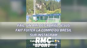 Fail, un ami de Gabriel Jesus fait fuiter la compo du Brésil sur Instagram