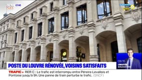 Paris: la Poste du Louvre rénovée, les riverains satisfaits