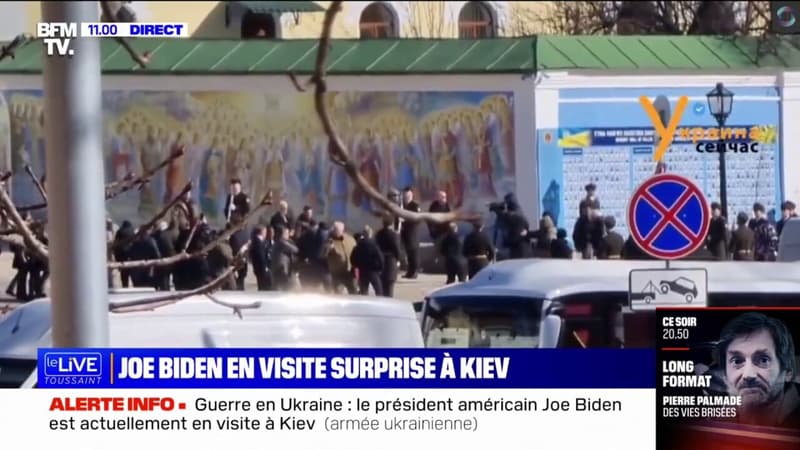 Joe Biden en visite surprise à Kiev aux côtés de Volodymyr Zelensky