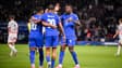 Bradley Barcola, Kylian Mbappé et Marcus Thuram lors de France-Islande, le 9 septembre 2025