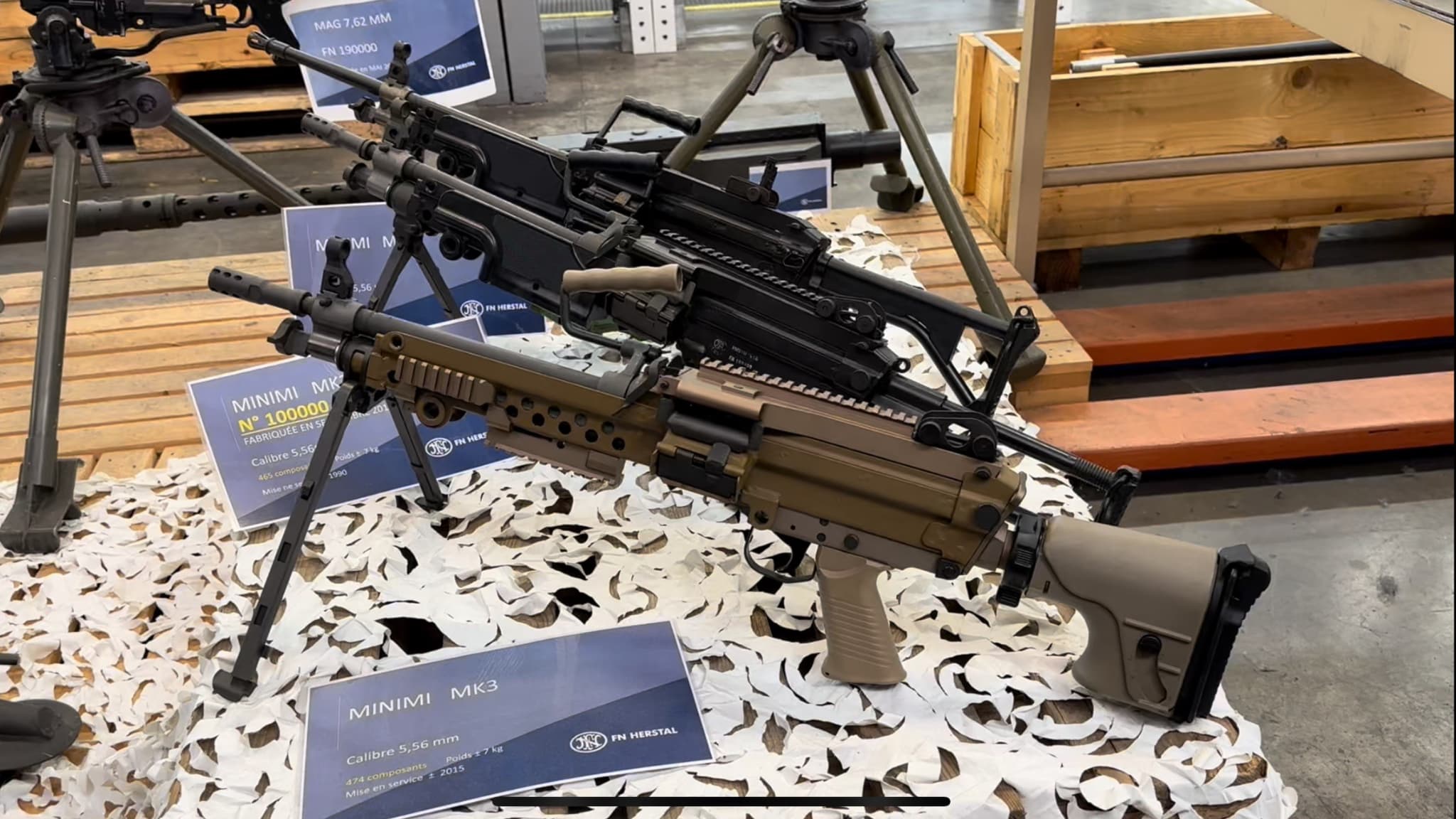 FN Hesrtal fournit ses armes à 80% des armées de l'Otan. 