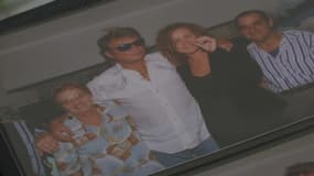 Johnny Hallyday et Laeticia, avec Elyette Boudou.