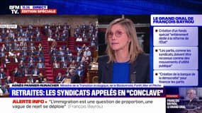 Discours de politique générale de François Bayrou: "Ça me convient car il n'y a pas de recul" sur les réformes précédentes, affirme la ministre Agnès Pannier-Runacher