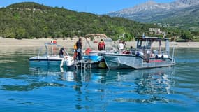 Un exercice de sécurité a lieu ce jeudi sur le lac de Serre-Ponçon