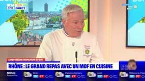 Rhône: le grand repas avec un meilleur ouvrier de France en cuisine
