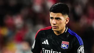 L'Argentin Thiago Almada avec l'Olympique Lyonnais contre Monaco en Ligue 1, le 10 mai 2025