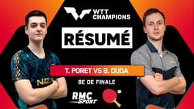 Résumé : Poret peut-il décrocher un ticket pour 1/4 de finale face au 8e mondial ? (WTT Champions Macao)