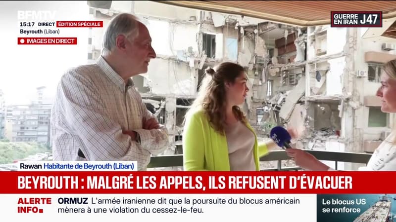 "On essaye de se rassurer": à Beyrouth, les habitants sont appelés à évacuer à but préventif face aux nombreuses destructions