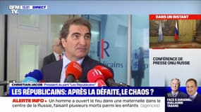 Christian Jacob: "Il n'y a pas de double appartenance, on ne peut pas être LR et la majorité présidentielle"