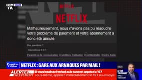 Fin du partage de compte sur Netflix: attention aux mails d'arnaque 