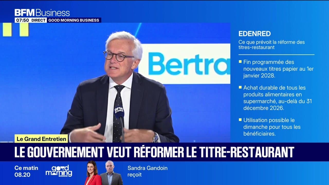 Le Grand entretien : Le gouvernement veut réformer le titre-restaurant - 23/07
