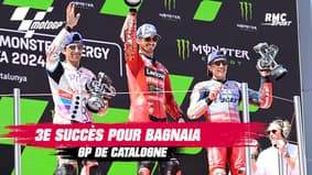 Moto GP : Bagnaia l'emporte en Catalogne mais Martin garde une avance en tête, Quartararo dans les points