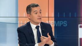 Gérald Darmin sur le plateau de BFMTV.